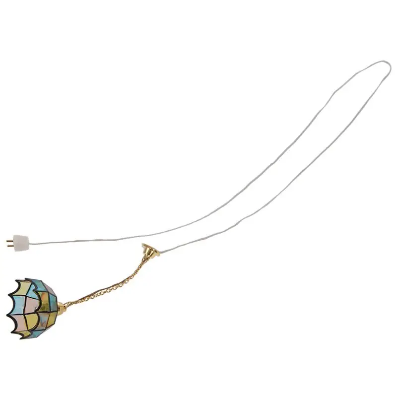 Doll house miniature beautiful color ceiling lamp light Hanging lamps