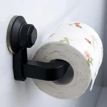 

Suction Cup toilet paper holder Kitchen Bathroom Storage Waterproof Moisture Proof Towel Shelf Toilet Paper Holder Wall Mounted