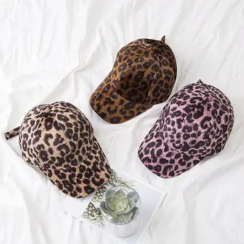 

Baby kids Sunhat Summer Outdoor Beach Hat Vintage Snapback Leopard hat Newborn Toddler Kids Boy Girl Unisex Baseball Cap 0-12Y