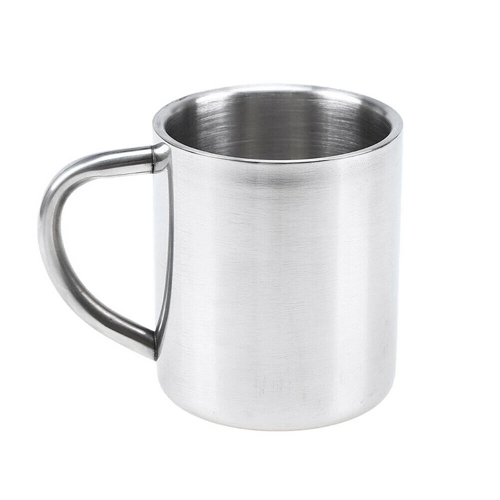 Новая чашка с двойными стенками из нержавеющей стали, чашка для питья, пиво, кофе, чай, кружка, посуда для напитков хорошего качества - Цвет: ZMM3786