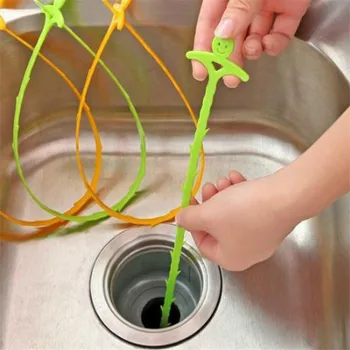 

TTLIFE Sink Cleaning Hook Bathroom Floor Drain Sewer Dredge Device Small Tools plastic 51cm Bathroom Floor Drain Sewer Tool 2019