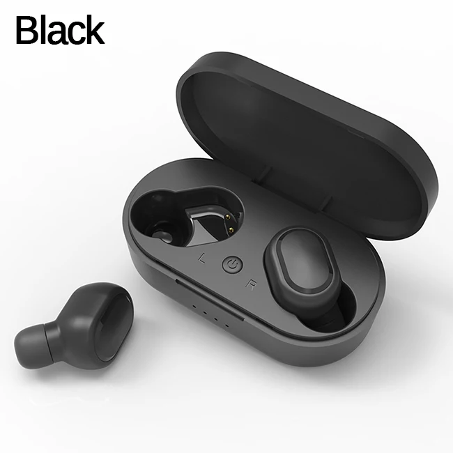 M1 HIFI TWS Bluetooth наушники IPX6 водонепроницаемые V5.0 беспроводные наушники для Xiaomi Android IOS с зарядным устройством 350 мАч - Цвет: M1 Black