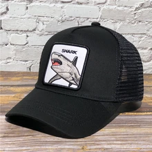 Новая бейсболка Goorin Shark с вышивкой, бейсболка, бейсболка brosa, бейсболка, регулируемая бейсболка с изображением животных, бейсболка с козырьком