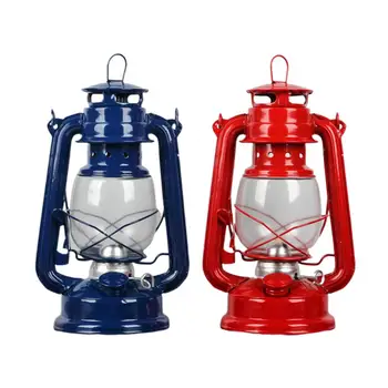 

Retro Lantern Old-fashioned Iron Sheet Camping Lamp Outdoor Portable Kerosene Lamp 25*15.5*11.5CM