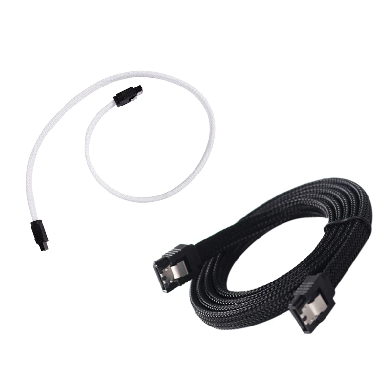 2 шт. 50 см SATA 3 0 III SATA3 7Pin кабель для передачи данных 6 ГБ/сек. SSD Кабели HDD жесткий диск
