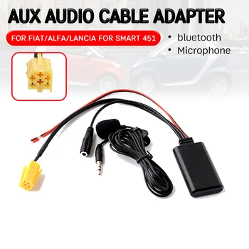 

for Alfa Romeo 159 for Fiat Grande Punto bluetooth Aux Receiver Cable Adapter with microphone for 6 Pin Audio CD Head Unit