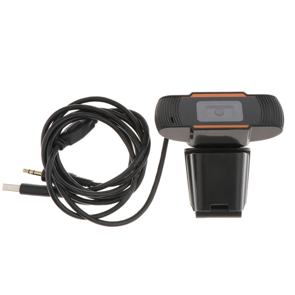 30° Rotatable Flexible Laptop Video Camera HD480P USB 2.0 Cam Desktop Stand