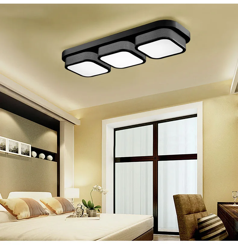 Современный простой светодиодный потолочный Дистанционное управление освещением с регулируемой яркостью гостиная кухня ванная комната плафон спальня столовая лампы, украшение для дома