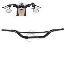 1-1/" толстый Голливуд широкий руль мотоцикла для Harley Forty Eight 10-17 Street Bob 06-17 XL1200 FXD FLST FLRT Softail Deluxe Fat Boy FLS