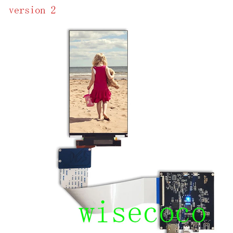 2160*3840 5,5 дюйма 4K lcd UHD монитор дисплей с HDMI MIPI USB контроллер плата привода