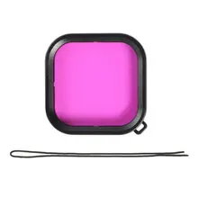 Filters Kit Red Magenta Snorkel Lens Color Filter for GoPro HERO 8 Black Super Suit Housing Case Accessories;