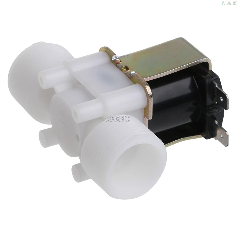 Электрический электромагнитный клапан 3/4 "AC 220V PP N/C устройство управления водой