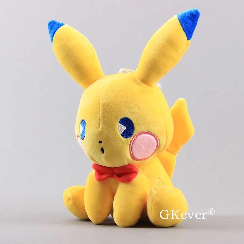 24 см сидя Пикачу плюшевые мягкие игрушки куклы милые kawaii Плюшевые Игрушки для маленьких детей Рождественский подарок на день рождения