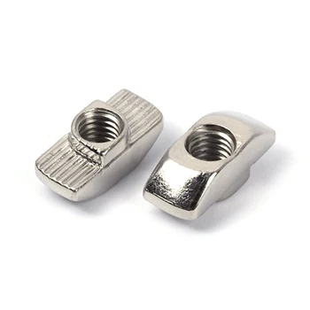 

10/20/50/100pcs M3/M4/M5*10*6 for 20 Series Slot T-nut Sliding T Nut Hammer Drop In Nut Fasten Connector 2020 Aluminum Extrusion