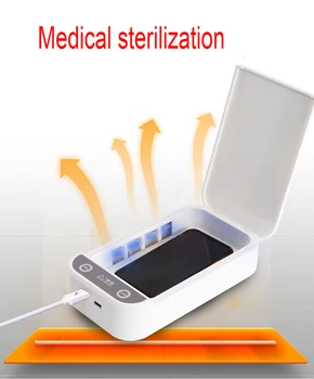 

Mini USB Mobile Phone Sterilizer Ultraviolet Germicidal Light Portable Handheld UVC LED Sterilizing Lamp For Type-C Mobile Phone