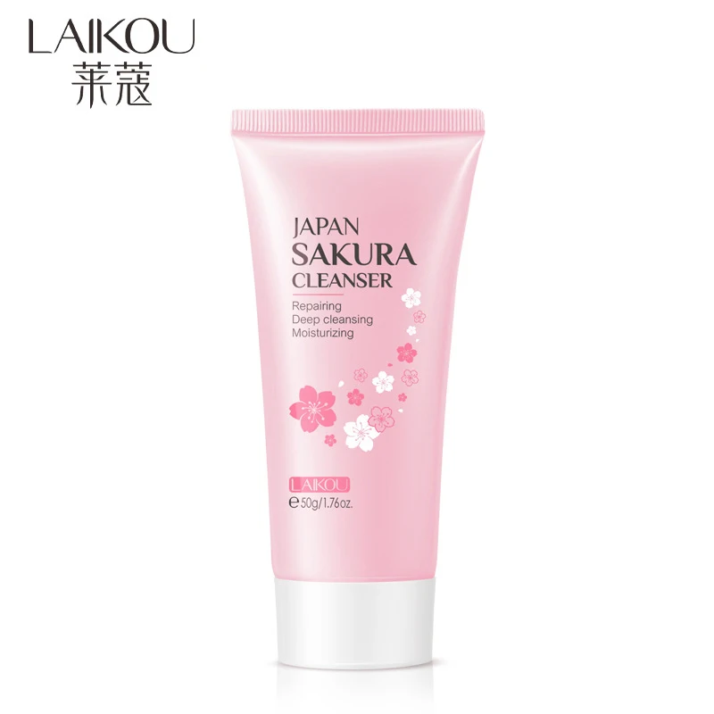 Tanie LAlKOU Japan Sakura delikatny oczyszczający płyn do demakijażu zmniejszanie porów