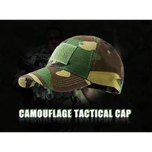 1 шт. полосатая шапка тактическая камуфляжная Регулируемый головной убор ремень простота уличный спортивный головной убор шляпа от солнца армейская Лесной Камуфляж Шапка тактическая