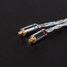 Для MMCX Se215/2pin 0,78/QDC ZSN AS10/TFZ кабель для наушников 16 ядерный плетеный кабель для обновления Балансирующий кабель Сменный кабель для гарнитуры