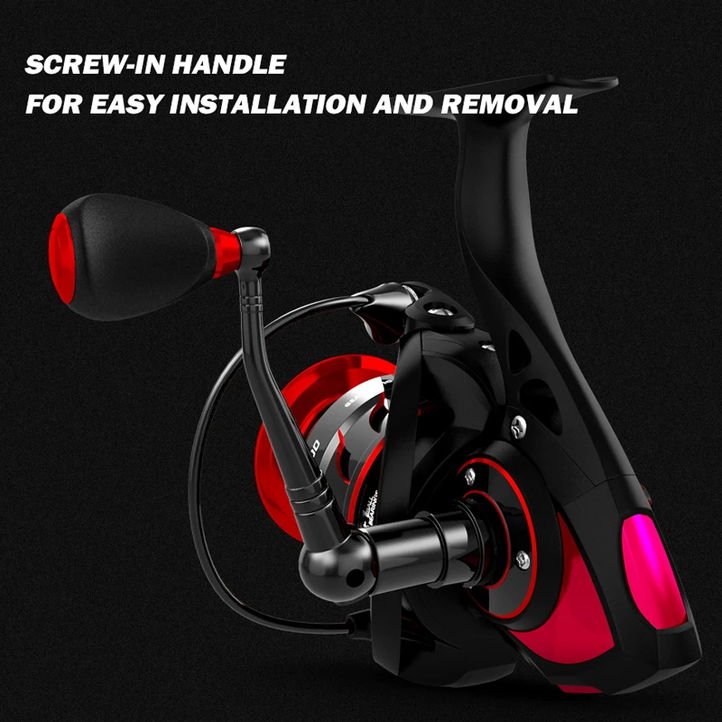 MEREDITH ZA Freshwater Fishing Reel Carbon Fiber Drag Spinning Reel Max Drag 11KG Reel Fishing Accessories 2000-4000 Series