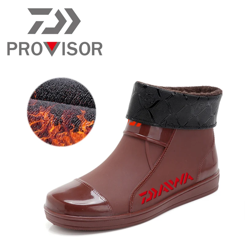 Daiwa/ г. Нескользящая Уличная обувь новая теплая водонепроницаемая обувь для рыбалки DAWA модная обувь с открытым носком два цвета 40-44