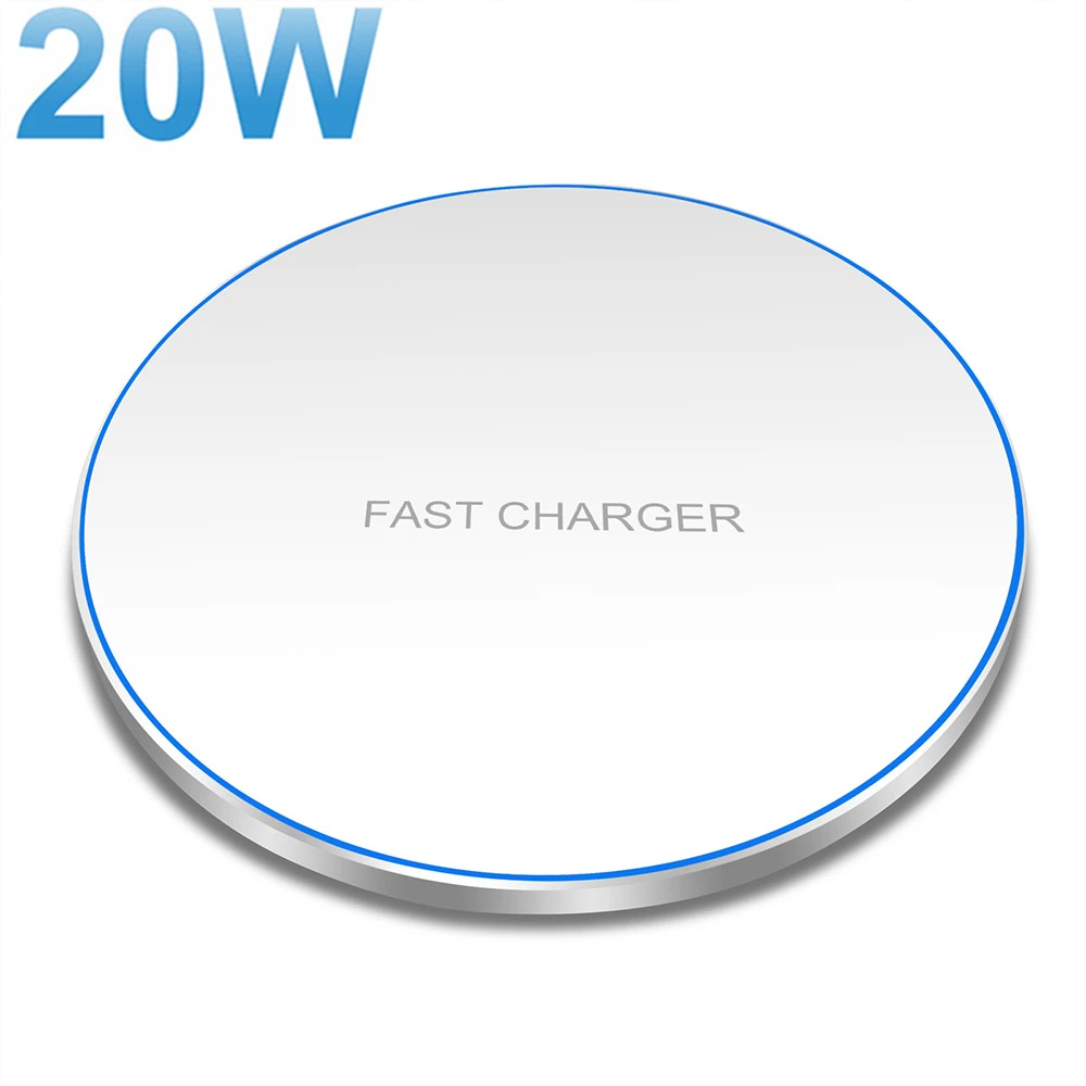 Quick Wireless Charger for iPhone 13 12 Pro Max 11 XS XR X 8 USB C 30W Fast Qi Induction Charging Pad For Samsung S21 S20 S10 S9 magsafe duo charger Wireless Chargers