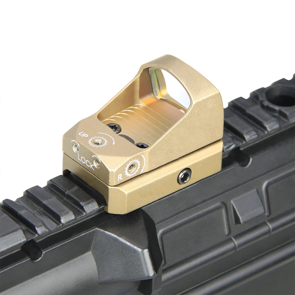 PPT Tactical 3 MOA Red dot sight 1X Увеличение Мини Red Dot прицел подходит на 20 мм рельс страйкбол для охотничьей оптики OS2-0117