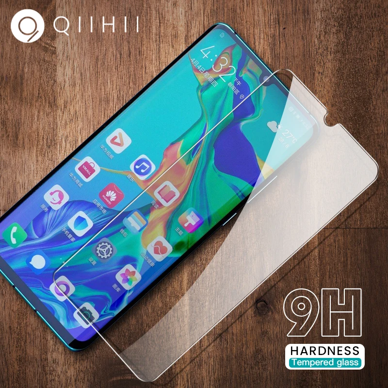 

QIIHII Screen Protector For Huawei P30 Lite Glass P30 P20 Pro P Smart 2019 Tempered Glass For Huawei Mate 20 Lite Honor 20 Pro