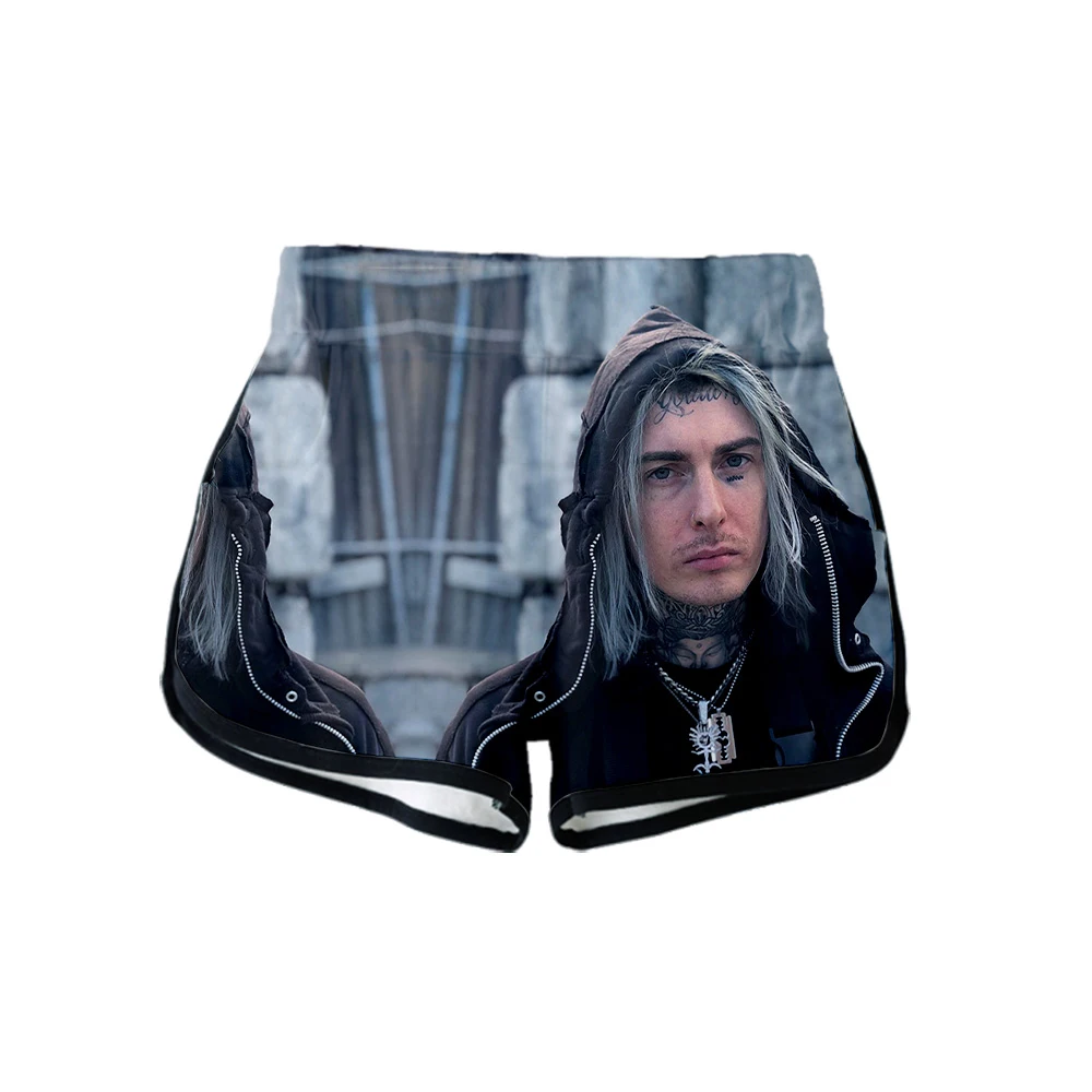 Ghostemane 3D печатных Для женщин шорты модные шорты в уличном стиле Новое поступление, горячая распродажа девочек Повседневное уличная летняя одежда