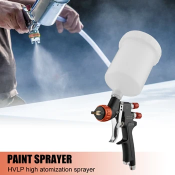 

Car Pneumatic Tool Air Brush Sprayer Small Nozzle HVLP High Atomizing Car Coating Spray Gun Gravity Feed Gun Airbrush