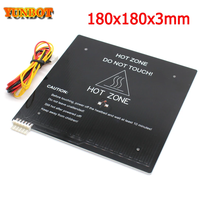 MK324V150W24V220WHeatbed180mm180mm3mmAluminumHeatedBedforDIY