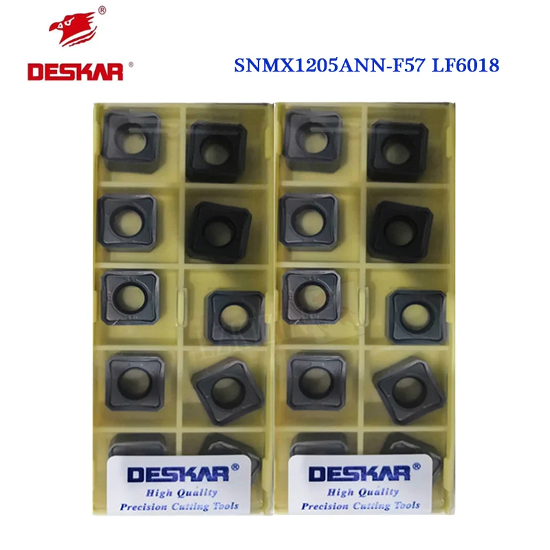 

10pcs SNMX1205 ANN F57 LF6018 Carbide Insert Face Mill Turning Tool SNMX 1205 Blade CNC Lathe Milling Cutter for Stainless Steel