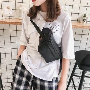 

Fairy Bag Female Diagonal Sports Running Bag Female Student Chest Bag Korean Pockets Japanese Messenger Bags
