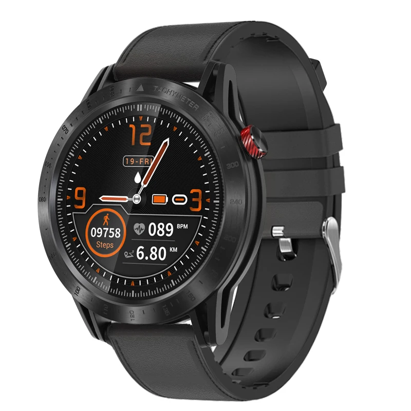 Время владельца крест Смарт часы Спорт Бизнес Smartwatch полный сенсорный экран мульти циферблаты сталь крышка сна монитор калорий