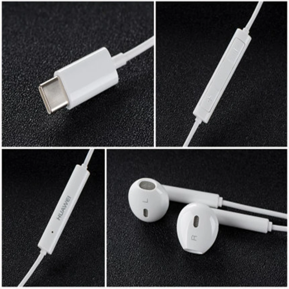 Наушники HUAWEI, usb type C CDLA, наушники, гарнитура,, HUAWEI P20, P30, mate 10, 20, 30 Pro RS, совместимы с Xiaomi 8, 9