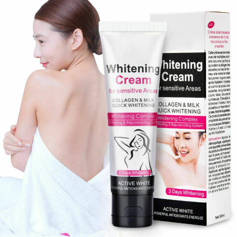 

Beauty Body Whitening Creams for Sensitive Area Underarm Legs Knees Private Parts Whitening Cream Cosmetics For Body Skin Care