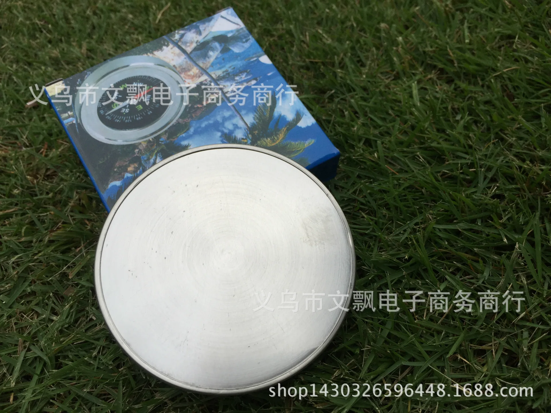 Большой размер компас из нержавеющей стали 75 мм ручной фэн-шуй компас наружная точка