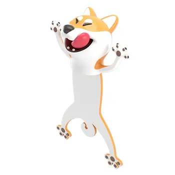 

3D Stereo Cartoon Marker Animal Bookmarks Original Cute Cat PVC Material Funny Student School Stationery Children Gift Bookmark