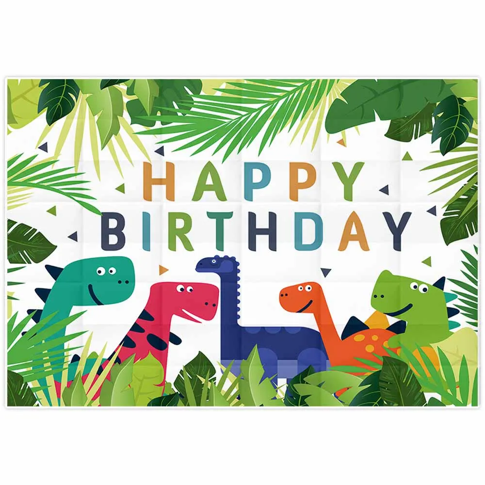 Фотофон allenjoy на день рождения с изображением динозавра, сафари, джунглей, мультфильмов, Детские вечерние скатерти, покрытие стола, фон для фотосъемки - Цвет: Небесно-голубой