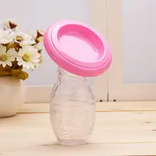 Tire lait manuel en Silicone pour bébé, collecteur de lait avec couvercle, outil d'allaitement 