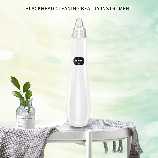 Blackhead Remover Face Deep Nose Cleaner T Zone Pore Acne Pimple Removal Vacuum Suction Facial Diamond Beauty Clean Skin
