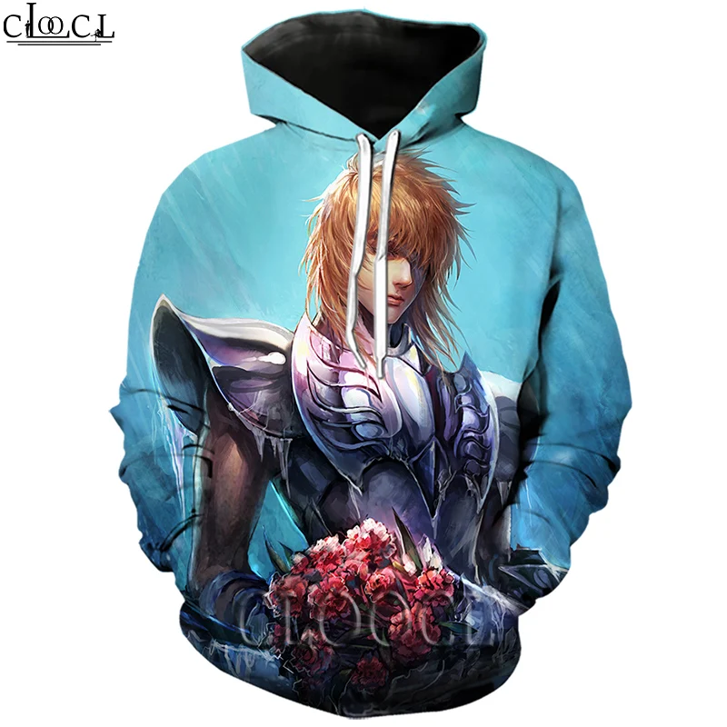 

HX Anime The Knights of The Zodiac Saint Seiya 3D Print Men Women Hoodies Harajuku Jogging Sportswear Unisex Casual Hip Hop Tops