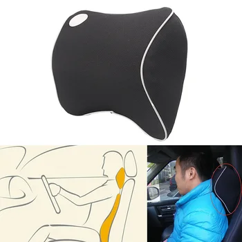 

27x22x12cm Auto Car Seat Headrest Universal Soft High Destiny Memory Foam Head Rest for SUV BMW Car