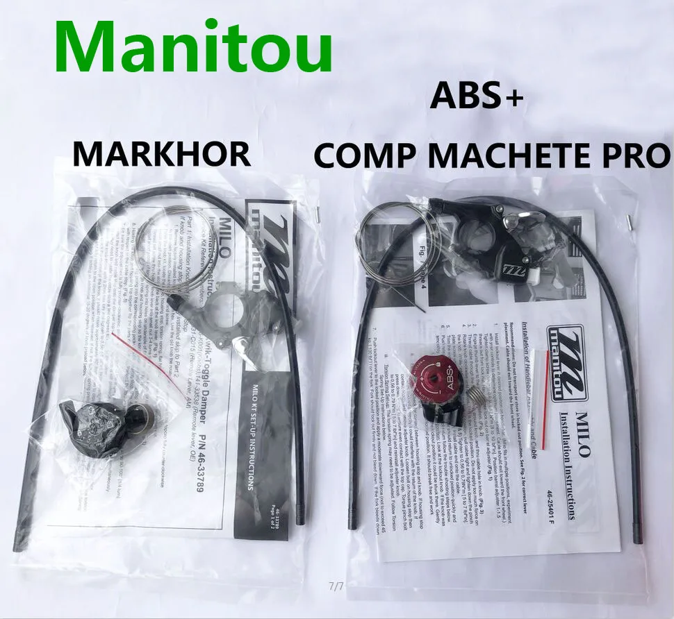 Manitou Remote Lock Abs + Per Forcella Da Bicicletta Marvel/Comp/Machete/Pro/Markhor 26 27.5 29Er Air Fork Size Mtb Bike Fork Suspension