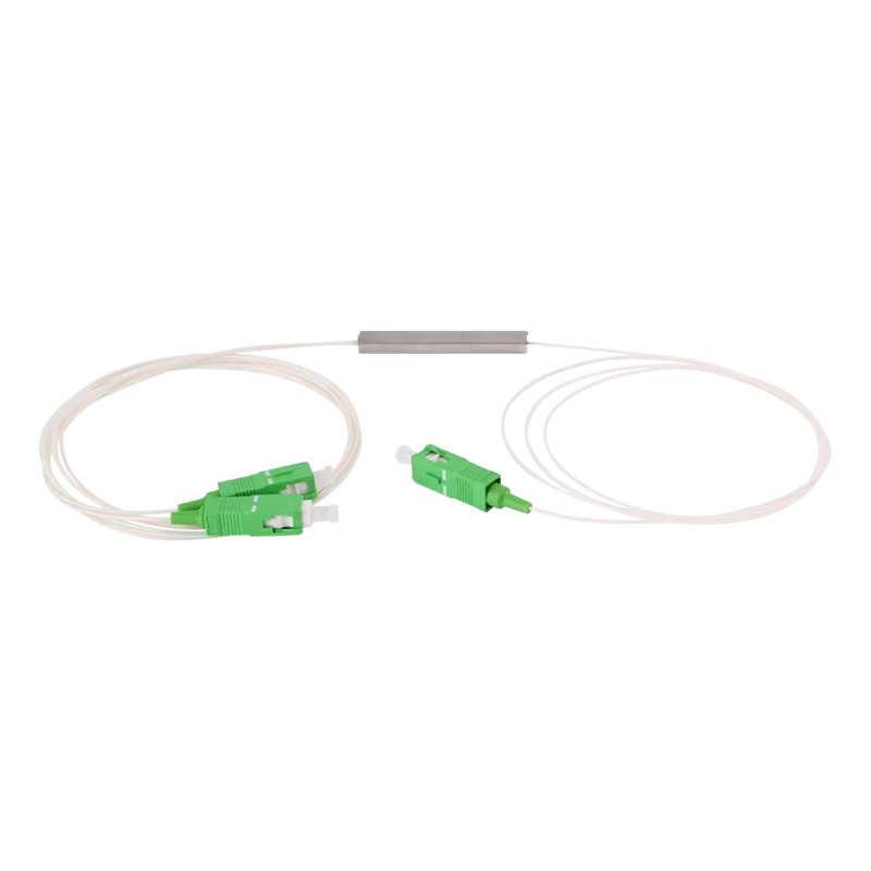 SC APC 1X2 PLC волоконно-оптический сплиттер FTTH 0,9 мм SC Одномодовый мини стальная труба оптический сплиттер