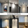 Foldable Aluminum Led Track Lights Surface Mounted Spotlights Adjustable Angle Track Lighting Spot Lights for Home Kitchen Store 6