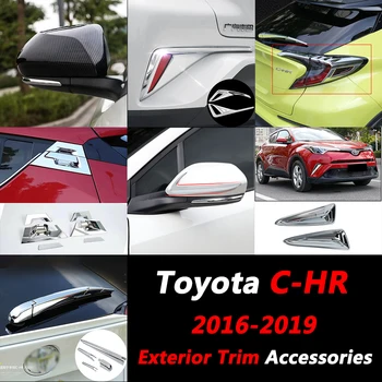 

Car Exterior Trim Accessories For Toyota CHR C-HR 2017 2018 2019 Auto ABS PVC Light Door Rearview Decoration Car Styling
