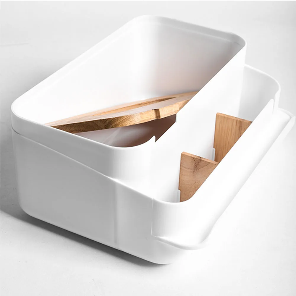 Tissue Box Wooden Cover Non Slip Living Room Multifunctional Desktop Container Paper Dispenser European Style Storage Holder