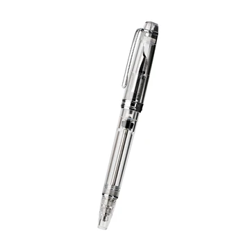 

Screw Cap Vacuum Filling Ink Fine Nib Study Supplies Smooth Transparent Home Stationery Practise Device Writing Fountain Pen