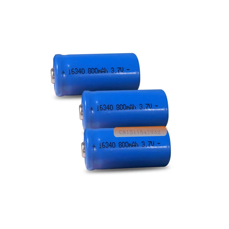 2 перезаряжаемых литий ионных аккумулятора CR123A 16340 800 мАч 3 7 в|li-ion battery|battery battery