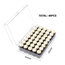 40pc mezcla herramientas esponja Dauber con pantalla caja de almacenamiento dibujo pinceles para pintar para Scrapbooking tarjeta hecha a mano